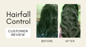 Yeka Moringa Magic hairoil - customer's Before and after review pic