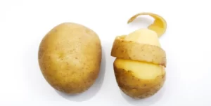 peeled potato